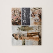 Einzigartige Hochzeit danke Ihnen FotoCollage Puzzle (Vertikal)