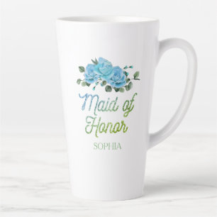 Einzigartige Hochzeit Rustikale Blaue Rosen Maid o Milchtasse