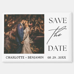 Einzigartige Hochzeit Save The Date Magnet