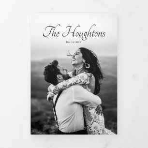 Einzigartige Hochzeit Sichern Sie die Ankündigung 