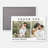 Einzigartige Hochzeit Vielen Dank Magnet (Vorderseite/Rückseite)