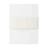 Einzigartige Hochzeit von Elfenbein zu Liebe Einladungsbanderole (Rückseitenbeispiel)