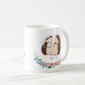 Einzigartige Hochzeits-Geschenk-kundenspezifische Kaffeetasse (VorderseiteRechts)