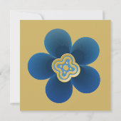 Einzigartige Hochzeitsankündigung mit individuell  Einladung (Rückseite)