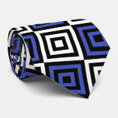 Einzigartige Hochzeitsgeschenke Moderne Geometrie Krawatte (Gerollt)
