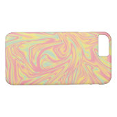 Einzigartige holografische Pastel Abstrakte flüssi Case-Mate iPhone Hülle (Rückseite (Horizontal))