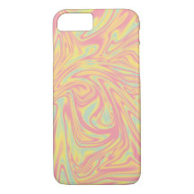 Einzigartige holografische Pastel Abstrakte flüssi