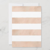 Einzigartige Hübsche Pastel Petals Englische Blume Einladung (Rückseite)