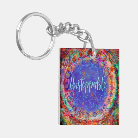 Einzigartige Hübsche, unaufhaltsame Inspiritivität Schlüsselanhänger (Vorderseite links)