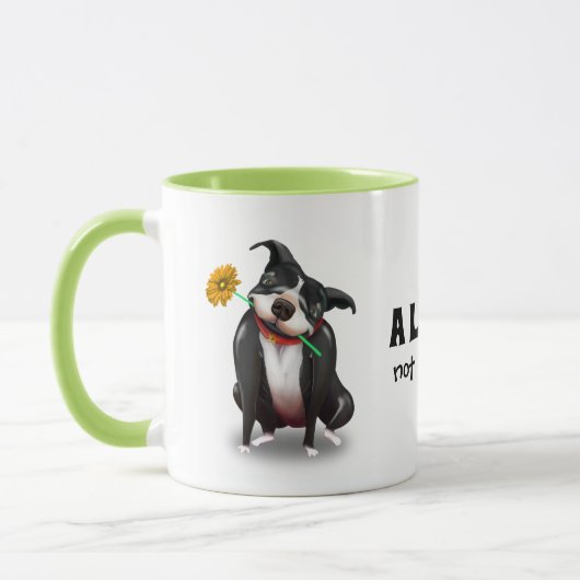 Einzigartige Hundeliebhaber-Geschenke Pitbull Tasse (Links)
