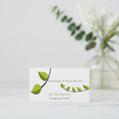 Einzigartige im Garten Visitenkarte (Stehend Vorderseite)