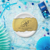 Einzigartige Imitats, die sich durch den Riss abdr Pappteller (Party)