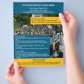 Einzigartige Junk-Entfernung Flyer (Hand)