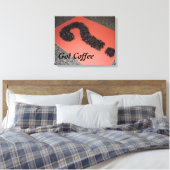 Einzigartige Kaffeemaschine Leinwanddruck (Insitu (Schlafzimmer))