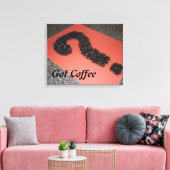 Einzigartige Kaffeemaschine Leinwanddruck (Insitu (Wohnzimmer))