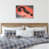 Einzigartige Kaffeemaschine Leinwanddruck (Insitu (Schlafzimmer))