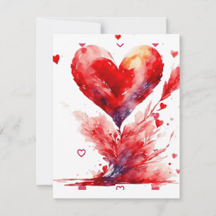 Einzigartige Kartenentwürfe für Valentinstag Feiertagskarte