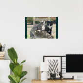 Einzigartige Katzen Poster (Heimbüro)
