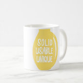 Einzigartige Keramik Kaffeetasse (VorderseiteRechts)