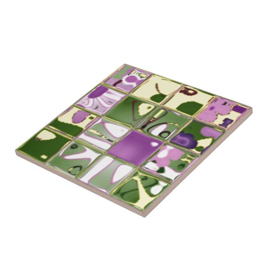 Einzigartige Keramik Tile Fliese (Seite)