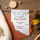 Einzigartige Kinderdusche Einladung Moonlit Dreams