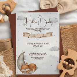 Einzigartige Kinderdusche Einladung Moonlit Dreams