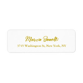 Einzigartige klassische, einfache Gold-Farbnamenka