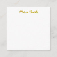 Einzigartige klassische, einfache Gold-Farbnamenka