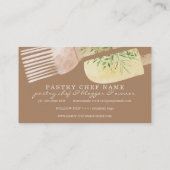 Einzigartige Konditorei-Konditorei Visitenkarte (Rückseite)