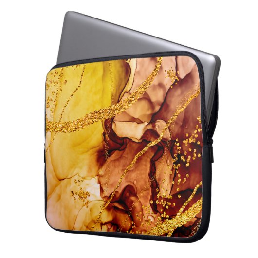 Einzigartige Kreativität. Art&Gold. Inspiriert vom Laptopschutzhülle (Vorderseite Links)