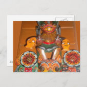 Einzigartige Kulturkunst - sri-lankisches/indonesi Postkarte (Vorne/Hinten)