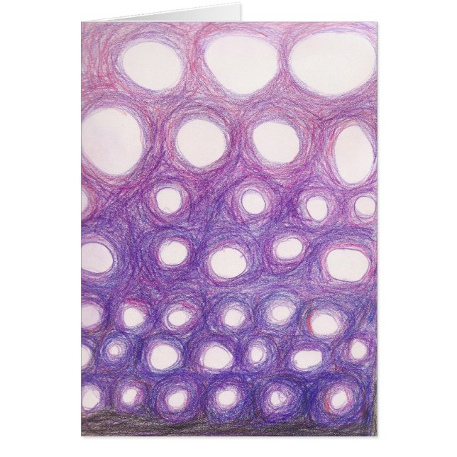 Einzigartige Kunst-Karte (Vorne)