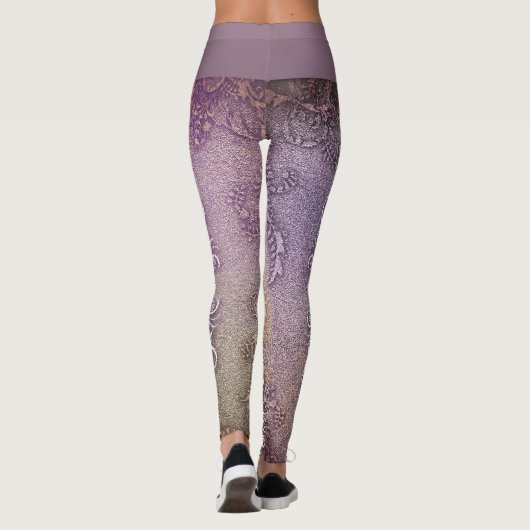 Einzigartige Kunst Leggings (Rückseite)