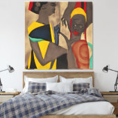 einzigartige Kunst Leinwanddruck (Insitu (Schlafzimmer))