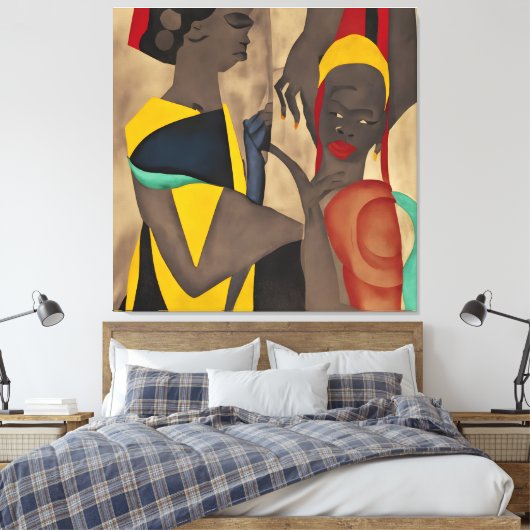 einzigartige Kunst Leinwanddruck (Insitu (Schlafzimmer))