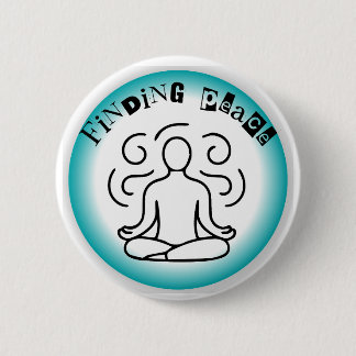 Einzigartige Kunstdesigns zum Thema Frieden finden Button