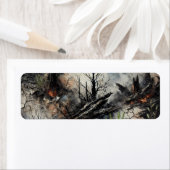 Einzigartige künstlerische Rücksendeadressen-Aufkl (Insitu)