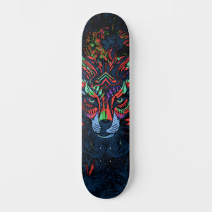 Einzigartige Künstlerische Stadtstraße Art Inspiri Skateboard