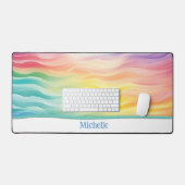 Einzigartige Kunstrasenbogen-Schreibtischmatte Schreibtischunterlage (Tastatur & Maus)