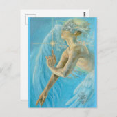 Einzigartige Kunstwerke Chamuel Archangel göttlich Postkarte (Vorne/Hinten)