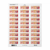 Einzigartige Labels für Sie mit abstraktem Design (Vorne)