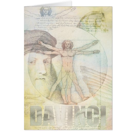 Einzigartige Leonardo da Vinci Vitruvian (Vorne)