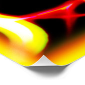 Einzigartige leuchtende Neonmuster. Jetzt kaufen Poster (Ecke)