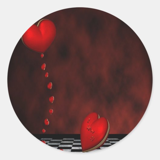 Einzigartige Liebe Prüfed Design Sticker (Vorderseite)