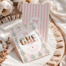 Einzigartige Liebe Shack 1. Geburtstag Foto Collag Einladung