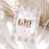 Einzigartige Liebe Shack 1. Geburtstag Foto Collag Einladung