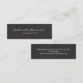 Einzigartige, Lila, doppelseitige Visitenkarte in (Vorne/Hinten)