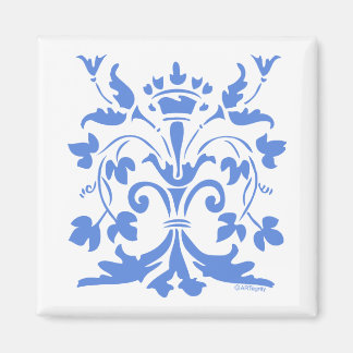Einzigartige Lilie Queen (blau) Magnet