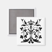 Einzigartige Lilie Queen Magnet (Vorderseite/Rückseite)