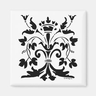 Einzigartige Lilien-Königin Magnet